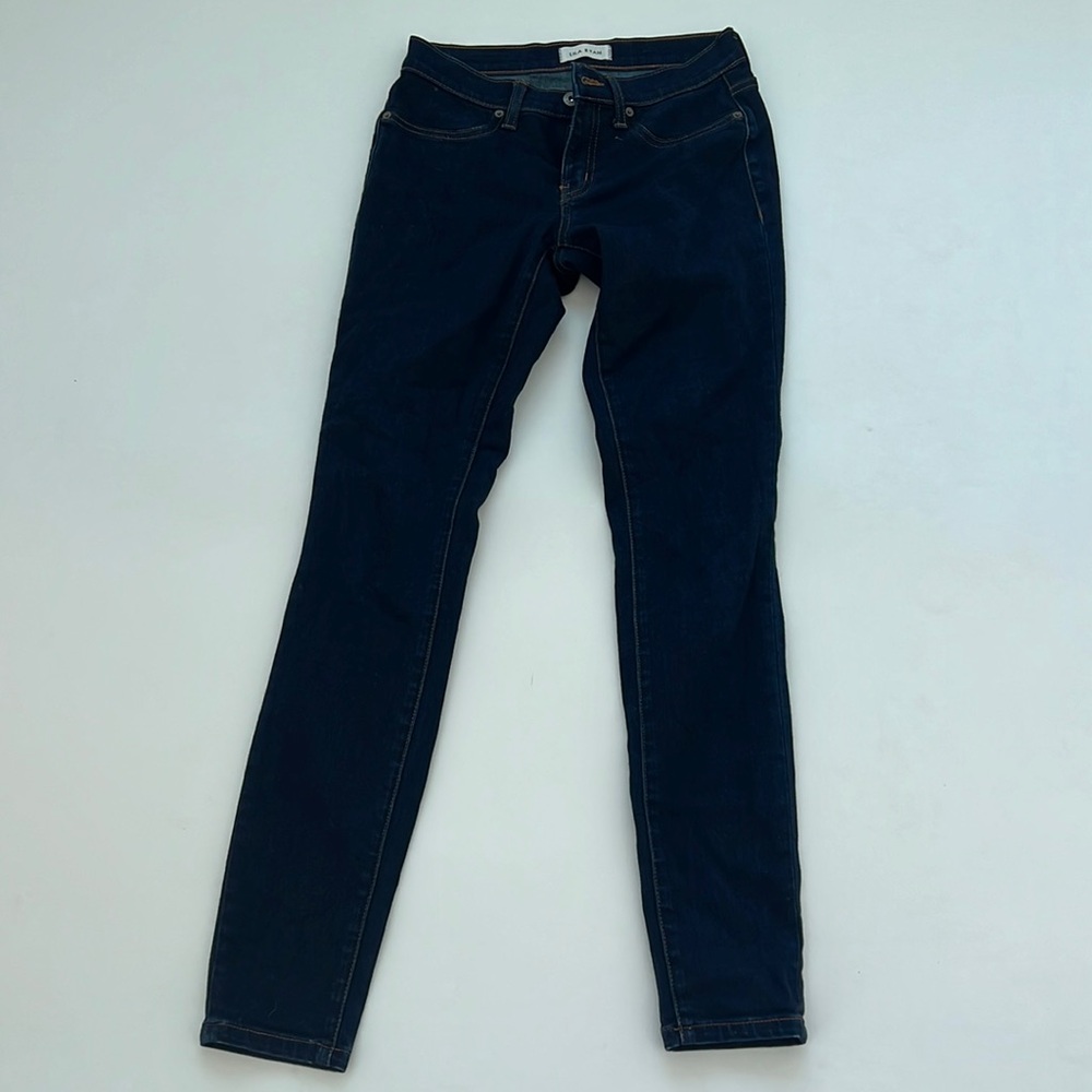 Lightly worn, blue JEANS